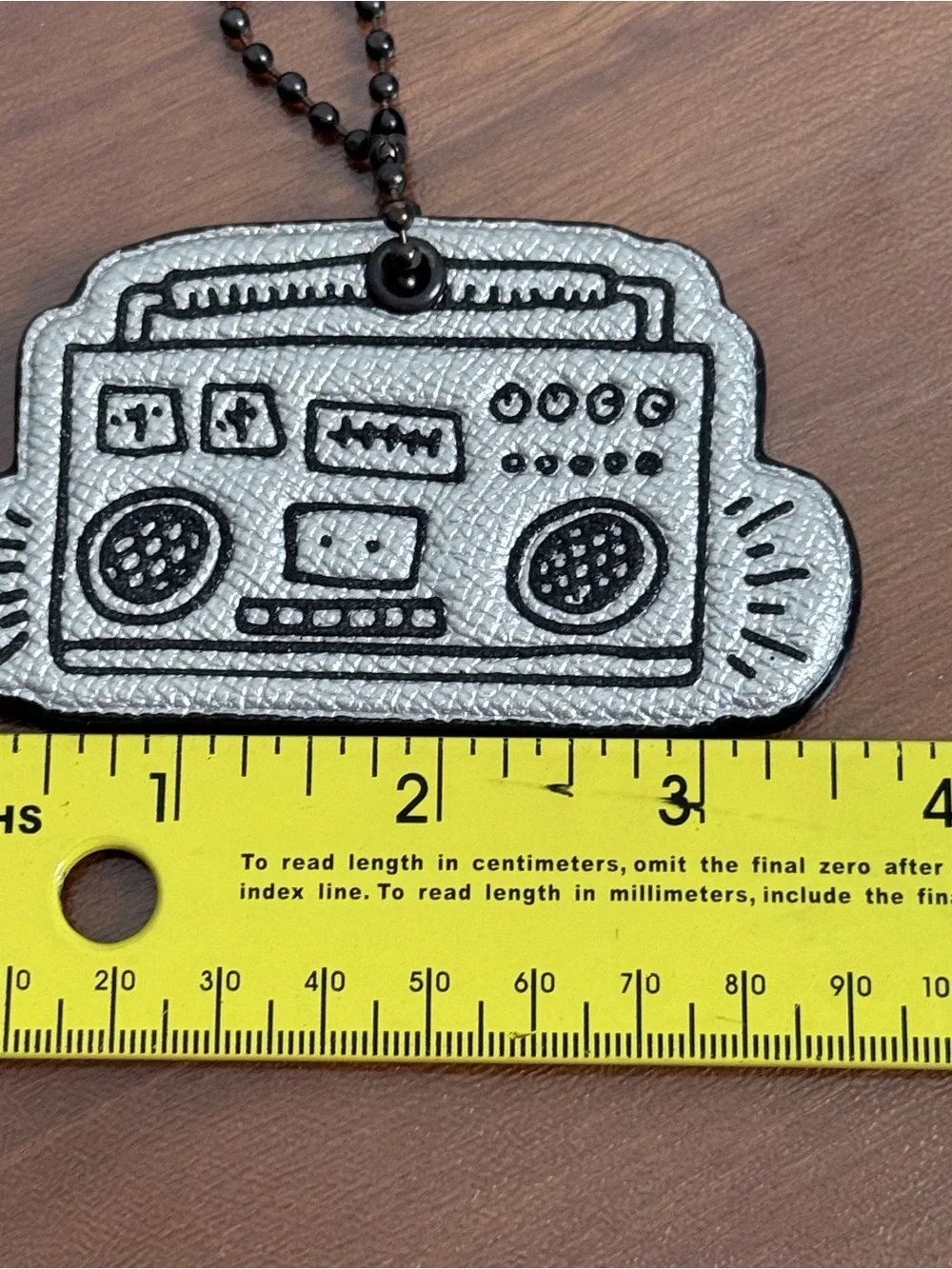 Coach x Keith Haring Leather Boombox Bag Charm
